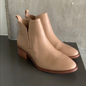 Tan booties